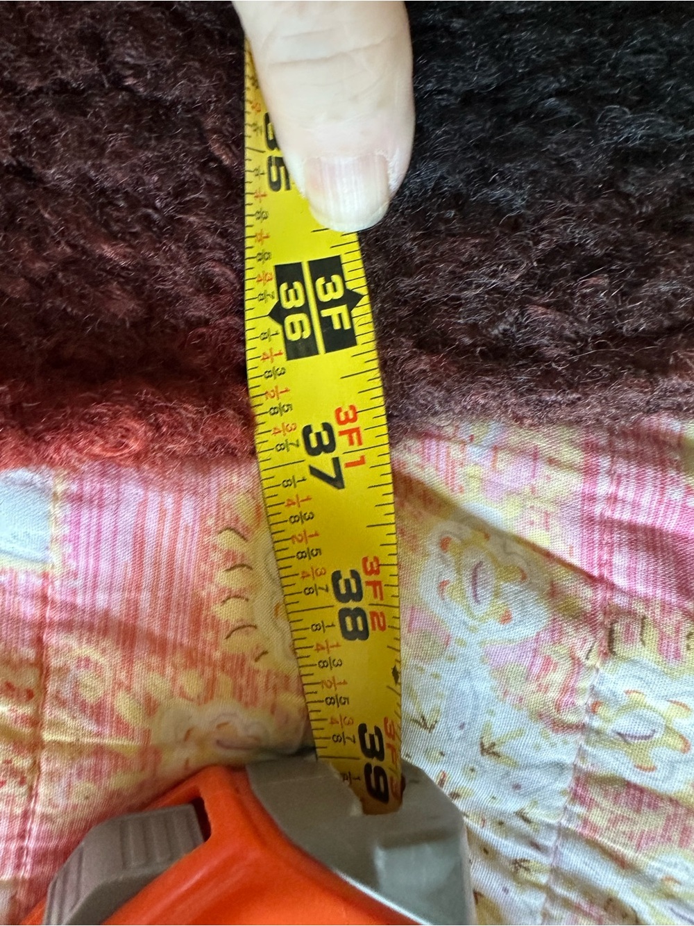 🧥 Ava & Viv 1X Buffalo Plaid Bouclé Open Front Long Coat Cardigan - Picture 8 of 8